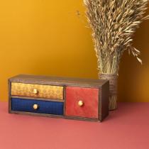 Produktbild Home Deco Factory Aufbewahrung mit 3 Schubladen Samt