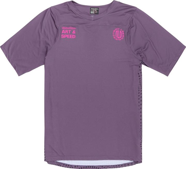 Actual product image Troy Lee Designs Skyline SS Jersey, Radioscape, deep purple, S (S)