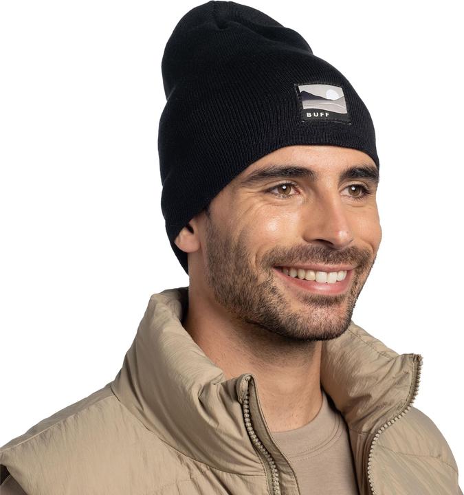 Actual product image Buff Knitted Beanie Lilon Long (One size)