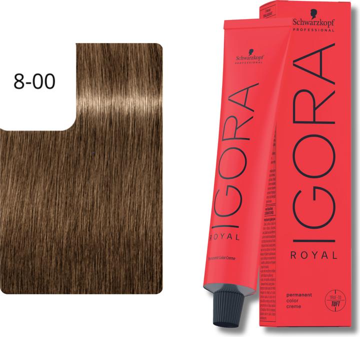 Produktbild Schwarzkopf Professional Igora Royal (8-00 Hellblond Natur Extra)