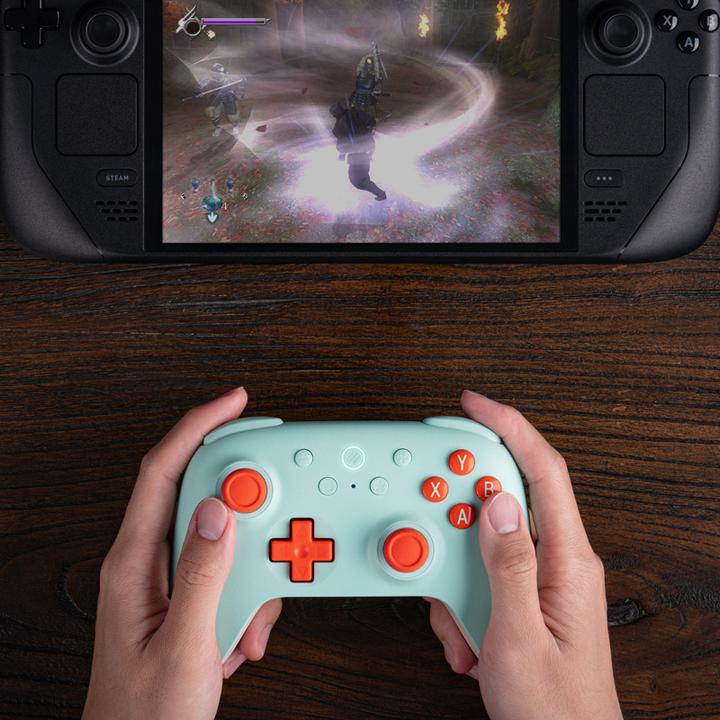 Actual product image 8bitdo Ultimate 2C Wireless (peach/light yellow, for Windows & Android) (Windows, Android)