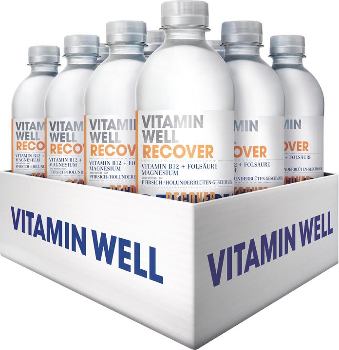 Vitamin Well Recover (Holunderblüte-Pfirsich, 12 x)