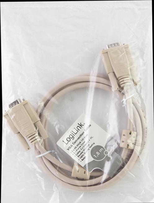 Actual product image LogiLink VGA — VGA (1.80 m, VGA)