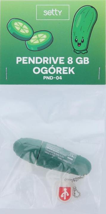Actual product image Setty Pendrive 8GB Cucumber PND-04 (8 GB)