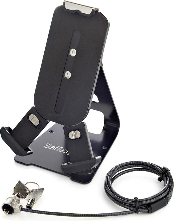 Immagine prodotto StarTech Supporto sicuro per tablet con blocco del cavo K-Slot - Supporto per iPad per tablet da 7,9 a 13
