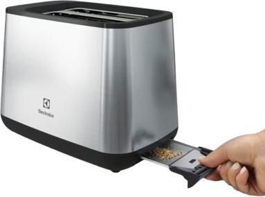 Produktbild Electrolux E3T1-3ST Toaster 2 Scheibe(n), Edelstahl