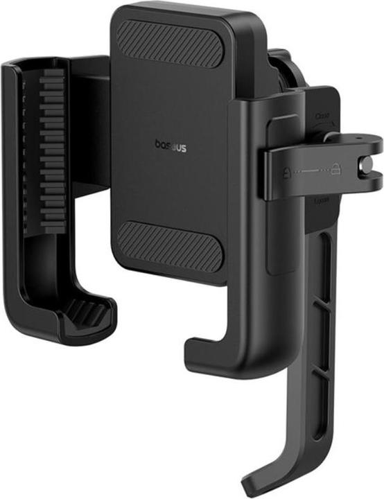 Actual product image Baseus GoTrip Series Bike Phone Mount Rearview Mirror Version Cluster Black