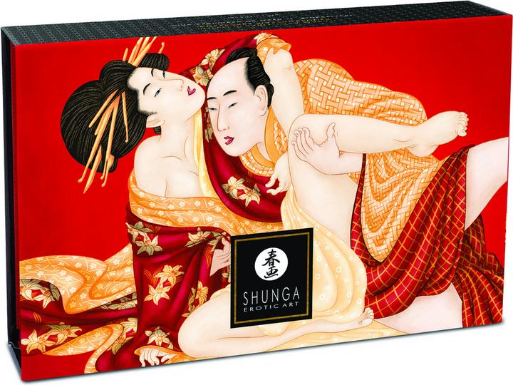 Actual product image Shunga Essbares Massagepulver-Set Erdbeere (75 ml)