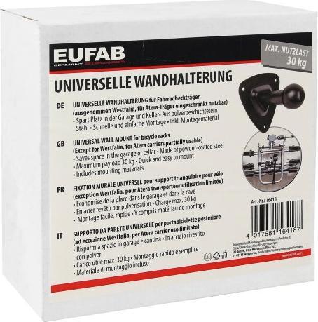 Actual product image Eufab Wandhalterung (Black)