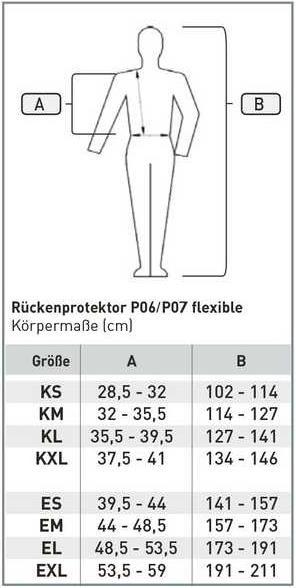 Actual product image Swing Backpektor P06 flexible children (S)