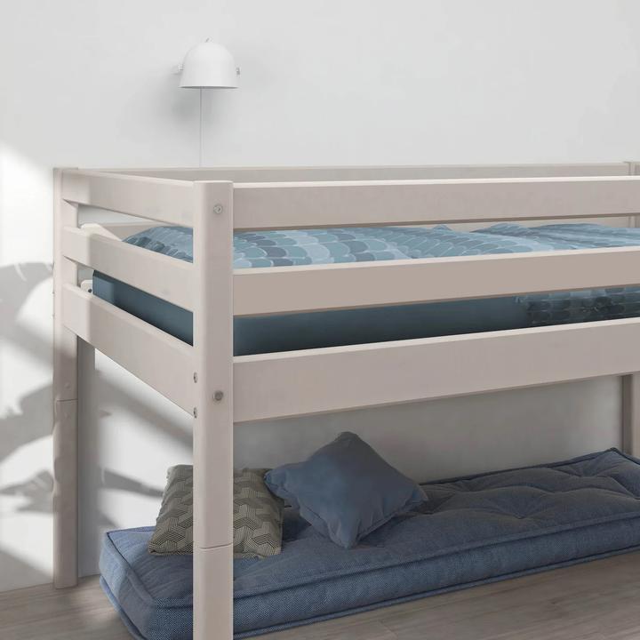 Actual product image Flexa Half-height bed Classic with straight ladder 140x200cm (140 x 200)