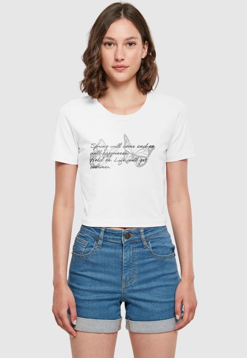 Immagine prodotto Merchcode Ladies Spring Saying Cropped Tee - 191033 (S)