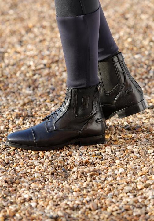 Actual product image Premier Equine Denver riding ankle boot with elast lacing (42)