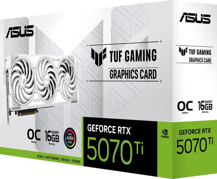 Produktbild ASUS TUF Gaming GeForce RTX 5070 Ti OC White (16 GB)