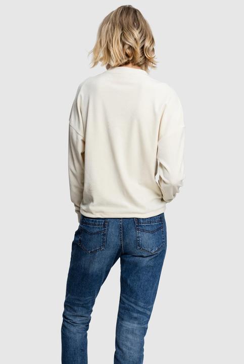 Actual product image Urban Classics Ladies Oversized Velvet Crew (XS)