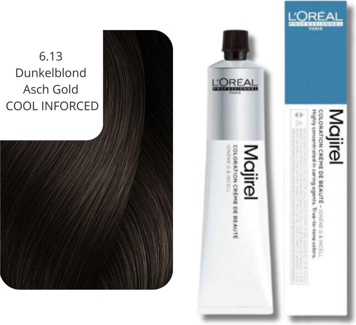 Image du produit L'Oréal Professionnel Majirel (6,13 blond foncé cendré or, 6.13 blond foncé cendré or COOL INFORCED)