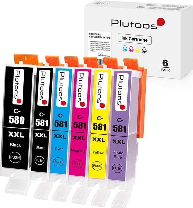 Plutoos PGI-580/CLI-581 (M, PB, PBK, BK, C, Y)