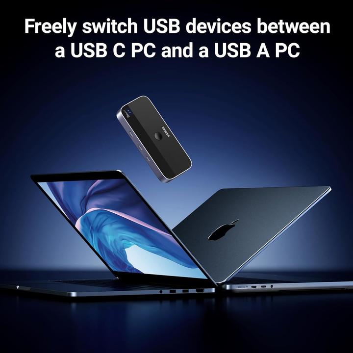 Produktbild Ugreen USB 3.0 2x4 switch / switch CM687 (USB-C, 4 Ports)
