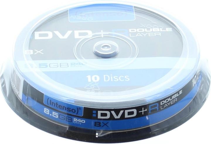 Productafbeelding Intenso DVD+R taartdoos - 8,5GB (10 x)