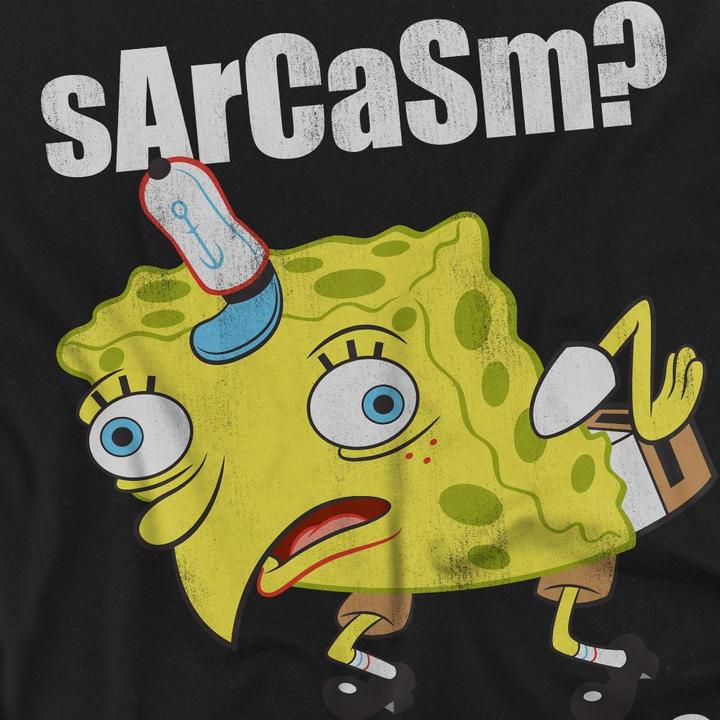 Produktbild Spongebob Squarepants Sarcasm Meme TShirt (4XL)