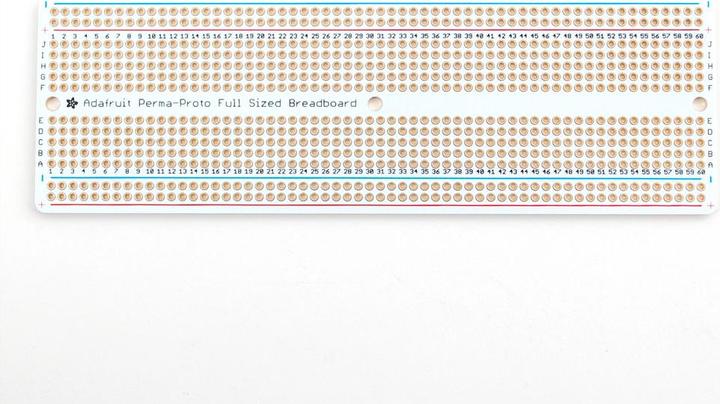 Actual product image Adafruit Perma-Proto Full-Size Breadboard PCB (Breadboard)