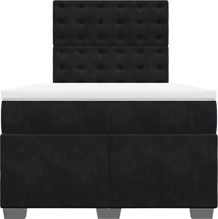 Produktbild VidaXL Bo x springbett mit Matratze 120 x 200 cm Samt (120 x 200 cm, 120 x 200 cm)