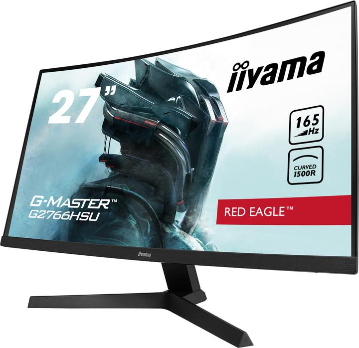 Productafbeelding iiyama 2766HSU-B1 2xHDMI+DP+USB gebogen (1920 x 1080 Pixels, 27")