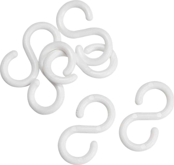 Actual product image Brady B-900, connecting hooks, polyethylene, white, 50mm width (36 pieces per pack) (0.05 m)