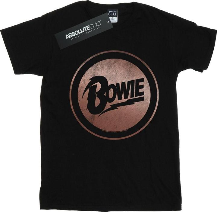 David Bowie Rose Gold Circle TShirt (XL)
