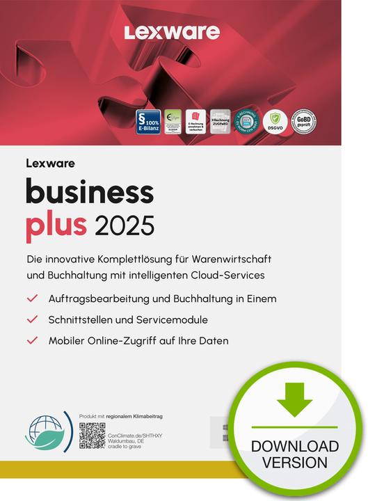 Lexware ESD / business plus 2025 / Onlin (1 User, 12 Monate)
