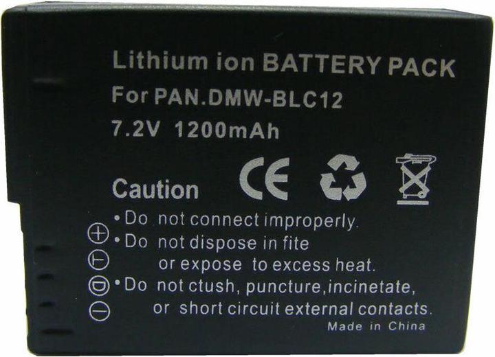 Immagine prodotto Panasonic Dmw-Blc12e (1 pz., Specifico del dispositivo, 1200 mAh)
