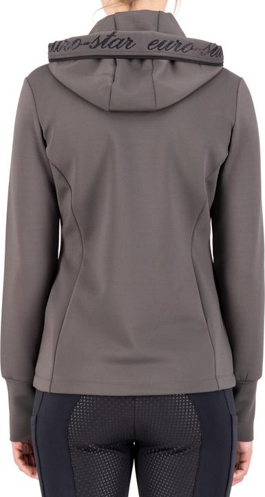 Actual product image Euro-star Giulia Women's Zip Up Hooded Riding Sweatshirt (L)