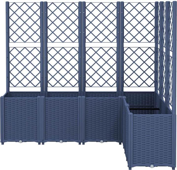 Actual product image VidaXL Planter with trellis PP