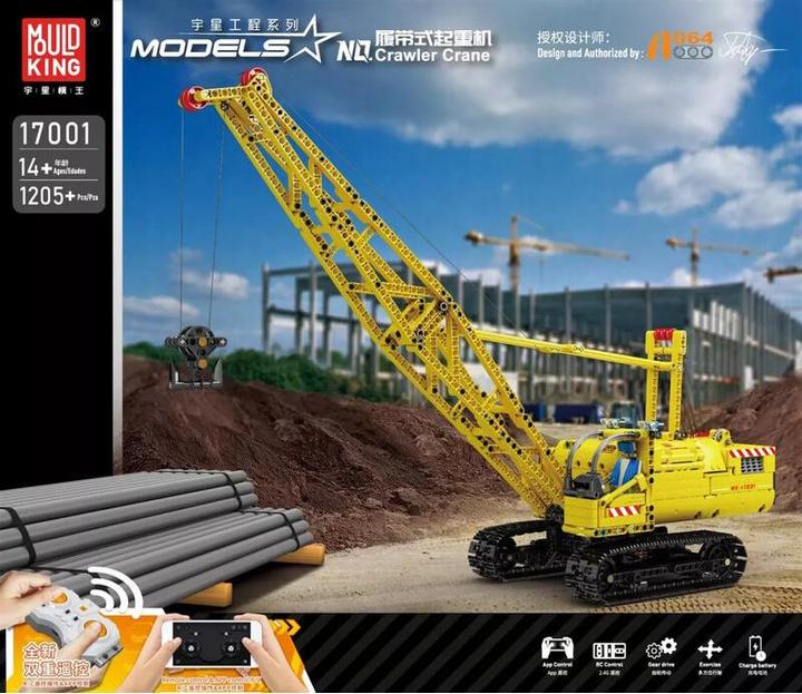 Image du produit Mould King Grue sur chenilles