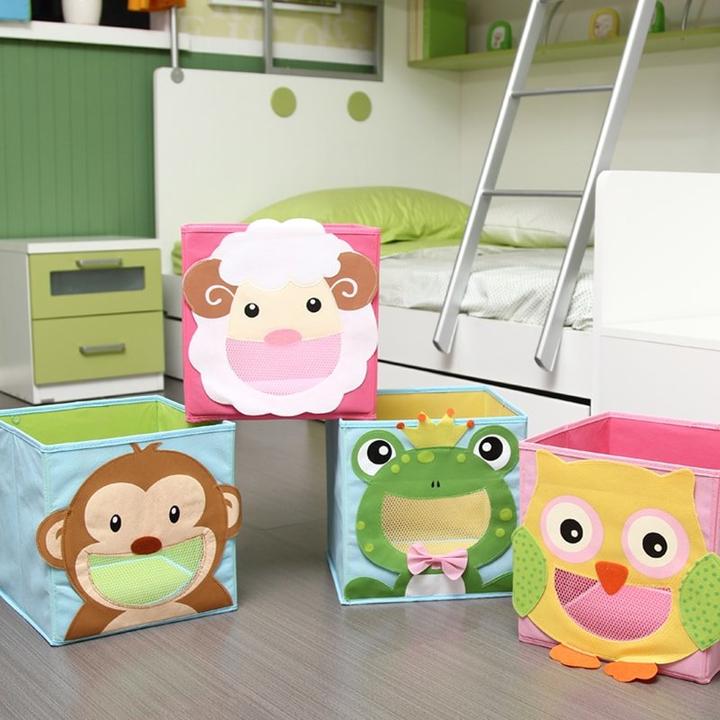 Produktbild JTI 4x Aufbewahrungsboxen mit Tiermotiven