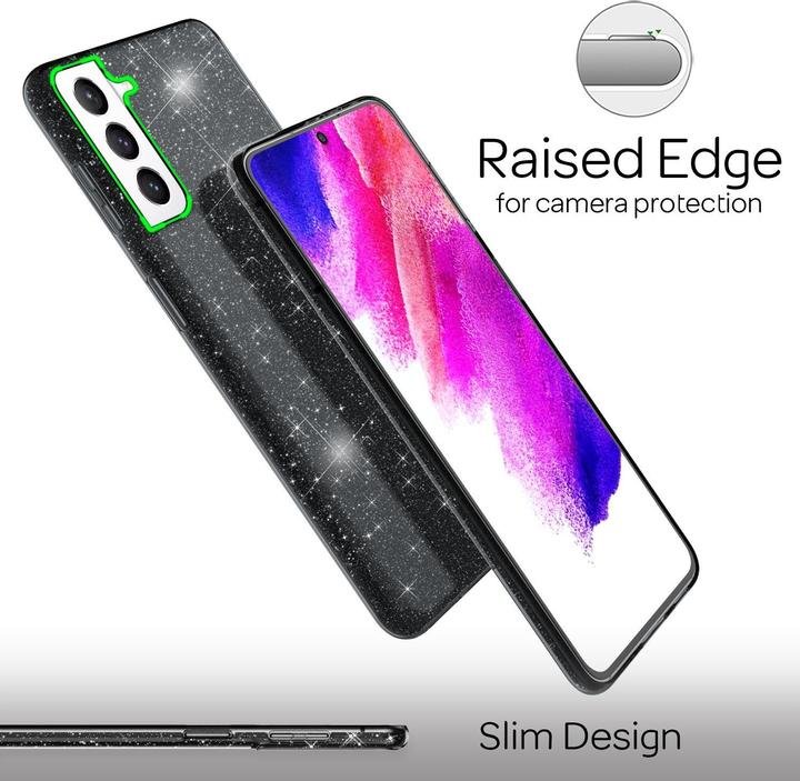 Produktbild Nalia Glitzer Handyhülle (Samsung Galaxy S21 FE)