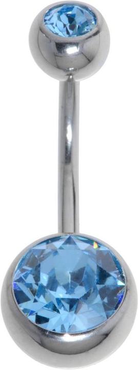 Image du produit Bijouteria Piercing nombril (Acier chirurgical 316L, Cristallin)