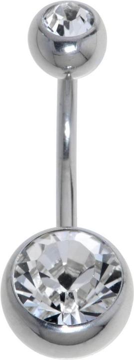 Bijouteria Bauchpiercing (Chirurgenstahl 316L, Kristall)