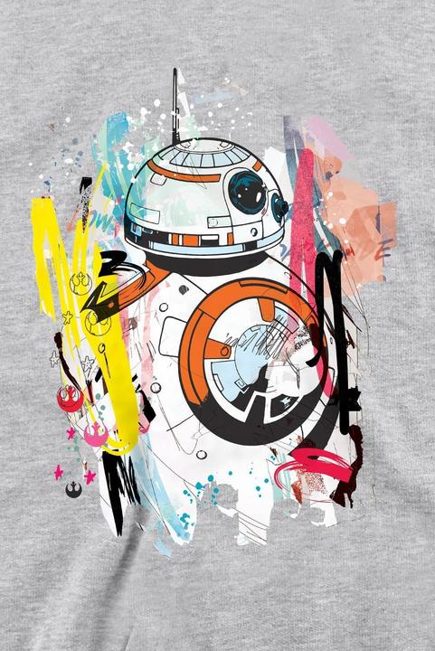 Actual product image Star Wars Unisex Adult BB-8 Abstract Sweatshirt (XL)