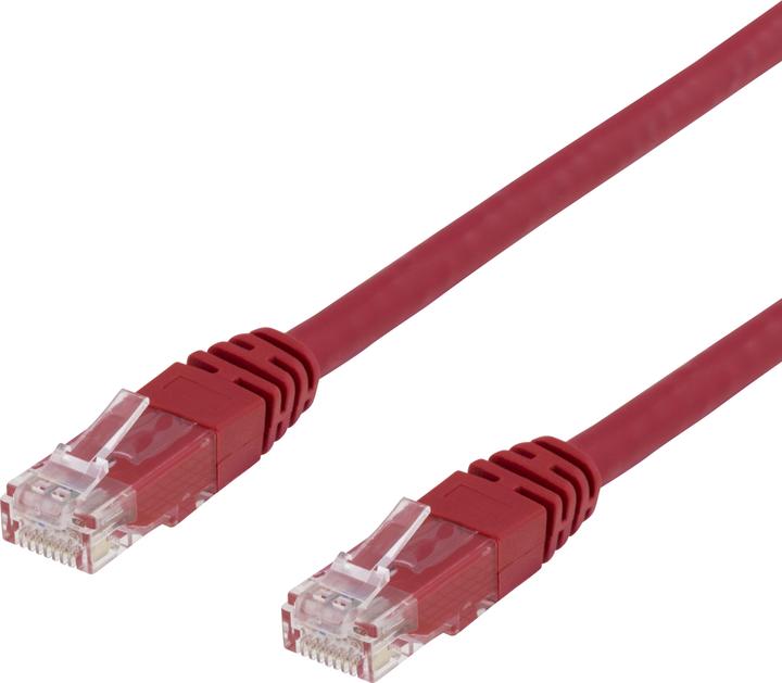 Actual product image Deltaco TP-62X networking cable Red Cat6 (UTP, CAT6, 2 m)