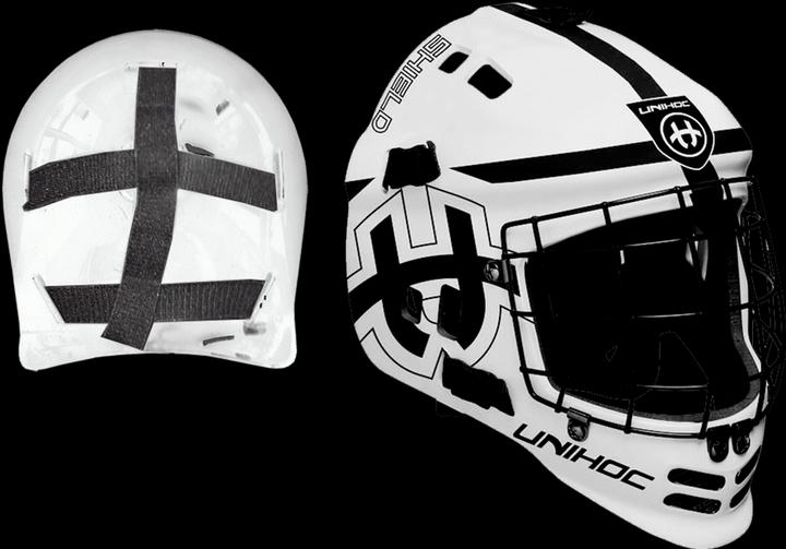 Actual product image Unihoc Goalie mask Shield Junior (One size)