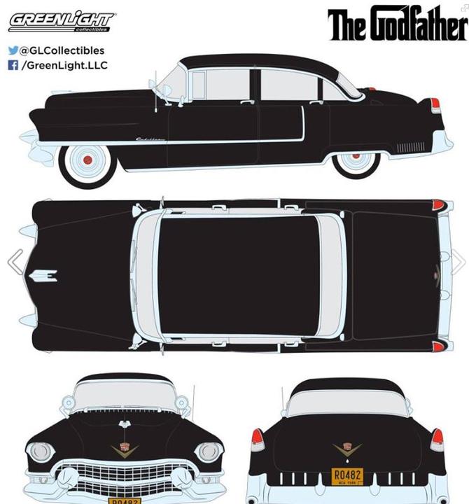 Immagine prodotto Greenlight Collectibles 1955 Cadillac Fleetwood Serie 60 Speciale