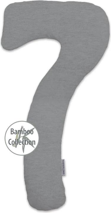 Produktbild Theraline Stillkissen Bezug my7 mittelgrau Bambus (150 cm)