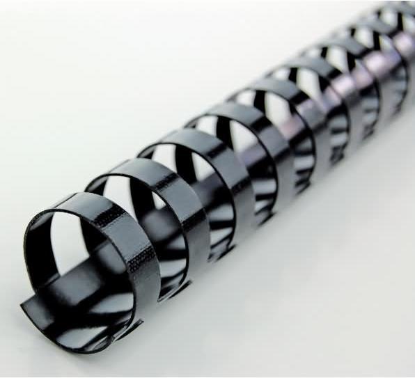 Image du produit GBC dos de reliure 14mm, 21 anneaux, noir, 100 pcs.