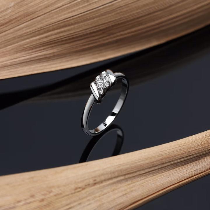 Image du produit Morellato Bague en acier avec cristaux Torchon SAWZ14 - Circuit : 58 mm (58)