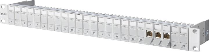 Productafbeelding Metz Connect BTR E-DATmodul 24x8 CAT6 1HE (Schakelpaneel)