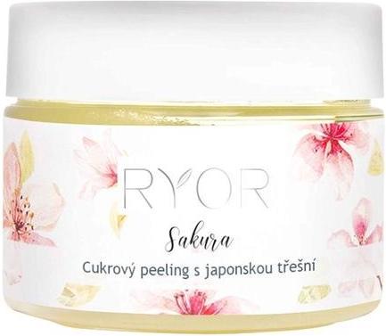 Actual product image Ryor Sakura Sugar scrub with Japanese cherry - 325.0g
