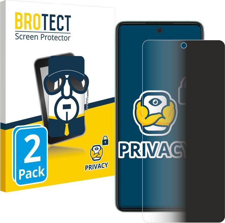 Actual product image BROTECT Anti-spy privacy film Blue light protection film (2 Piece, Samsung Galaxy A52)