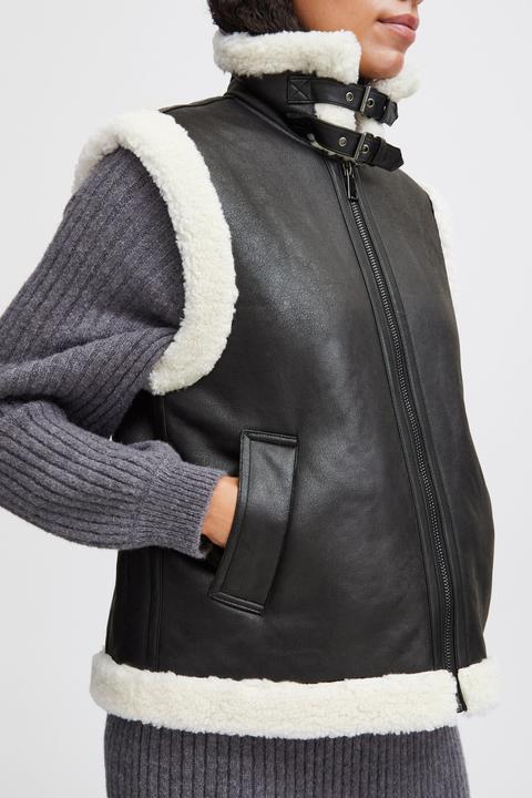 Actual product image B.young BYASANNE WAISTCOAT - 20813722 (34)