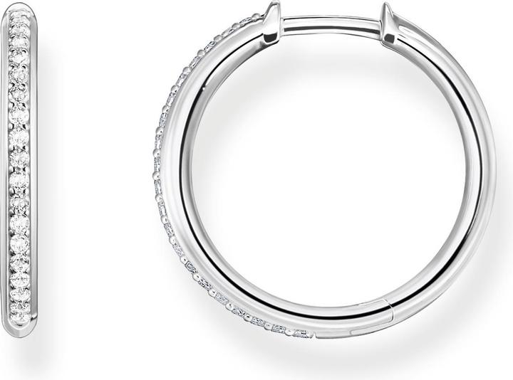 Thomas Sabo Creolen Weisse Steine Pavé Silber (925er Silber)